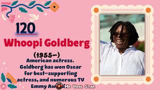 Whoopi Goldberg (1955–) | TOP 150 Women That CHANGED THE WORLD | Short Biography