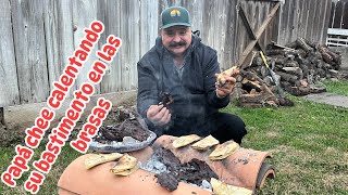 PAPÁ CHEE CORTANDO LEÑA 🪵 Y NOS CUENTA UNA HISTORIA DE TERROR QUE VIVIÓ 😱😱😱