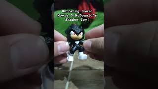 Unboxing New Sonic Movie 3 Shadow McDonald's Toy! #mcdonalds #sonic3 #shadow #planetstuart #toy #new