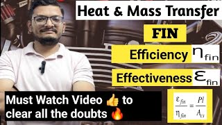 Efficiency and Effectiveness of fin I Full Concept of Effectiveness and Efficiency I Heat Transfer I