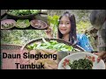 Unik...Daun Singkong Tumbuk Khas Dayak (Tepe Dawen Jawau)