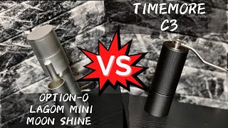 【コーヒーミル比較】OPTION-O「Lagom mini moon shine」 VS TIMEMORE「C3」味の違いを検証！