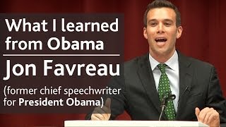 What I learned from President Obama | Jon Favreau (speechwriter) | UCD Literary & Historical Society