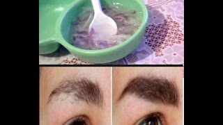 مكون واحد فقط من مطبخك لتكثيف الحواجب وانبات الفراغات في اسبوع/Intensify eyebrows