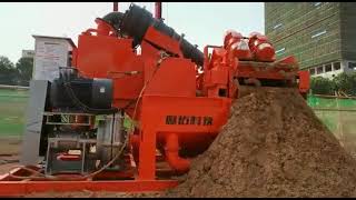 Desander Machine in Action on A Construction Site from UNIDRILL
