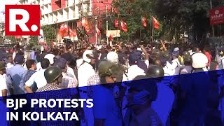 BJP Leaders Protest In Kolkata Against Mamata Govt Over Rising Dengue Cases