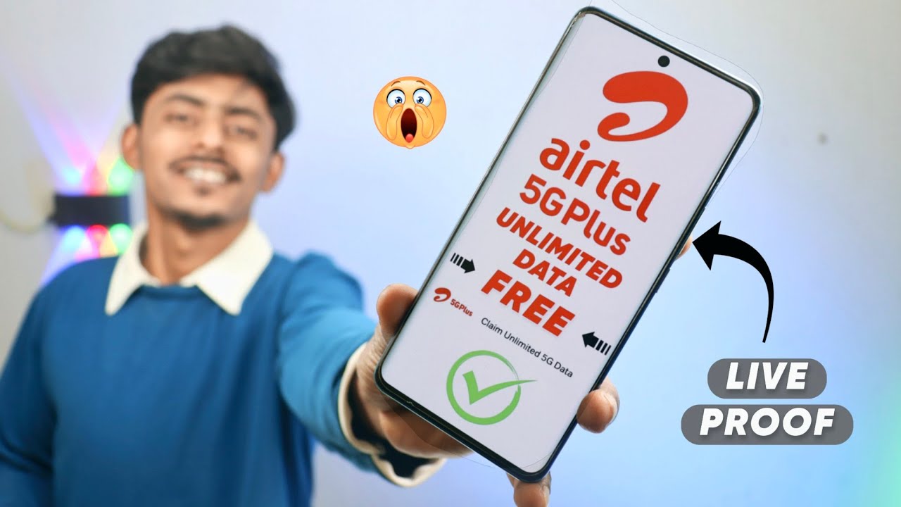 Airtel 5G Unlimited Data Free For All 🥳 Claim Now With Live Proof - YouTube