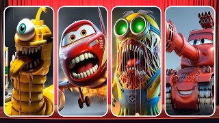 MONSTER BATTLE ⚔️ Lego Minion, McQueen Plain, Minion Monster, McQueen Tank