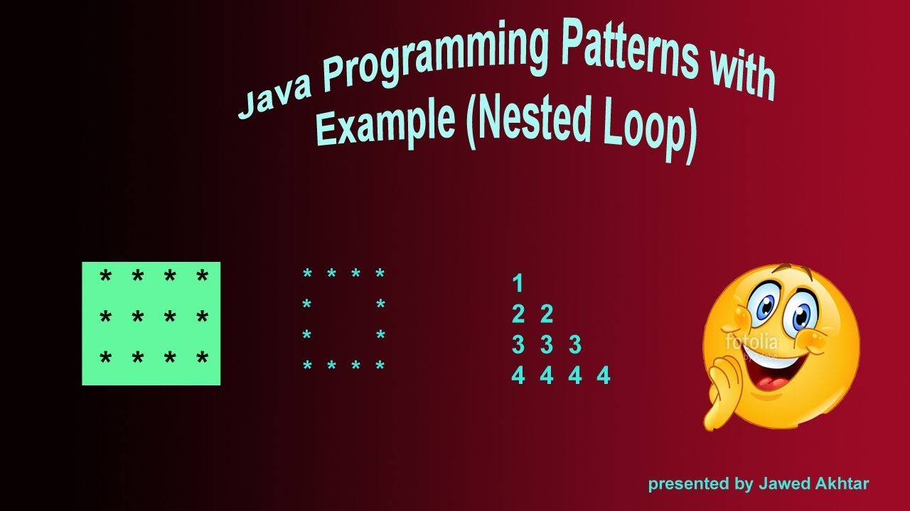 Java Programming Pattern With Example 1 (Nested Loop) Java Pivot - YouTube