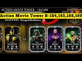 Fatal Action Movie Tower Hard Battles 184 , 185 , 188 & 189 Fight + Rewards MK Mobile