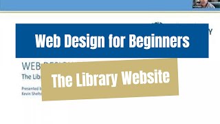 : Library Web Design for Beginners