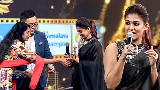 Lady SuperStar Nayanthara Wins Back to Back Best Actress Award in Tamil and Malayalam Cinema