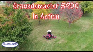 The TORO Groundsmaster 5900 with Rops System