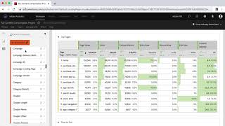 Adding Dimensions and Metrics in Analysis Workspace