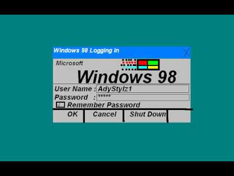 Windows 98 Parody With Xp Sounds Youtube