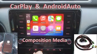 Встановлення CarPlay AndroidAuto Volkswagen Passat NMS