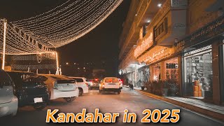 The Stunning Night View of Kandahar in 2025 - دکندهار ښار دشپی ښایسته منظره