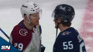 Avalanche And Jets Exchange Handshakes After Five-Game Series