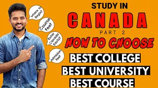 How to Choose College University in CANADA | Things you Should Know to Study in CANADA |PART 2|தமிழ்