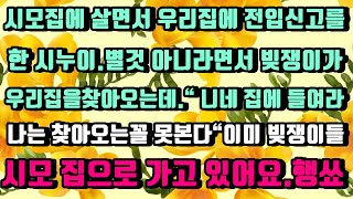 [카카오실화사연]시모와살면서 전입신고만 우리집에 한다는 시누이