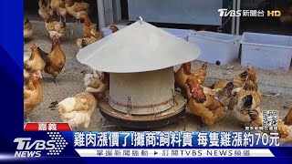 缺蛋後雞肉也漲了! 攤商:飼料貴 每隻漲約70元｜TVBS新聞@TVBSNEWS01