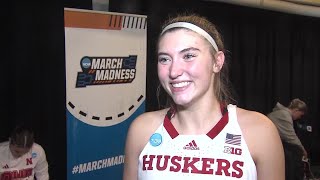 Logan Nissley 1-on-1 post NCAA Tournament win over Texas A\u0026M