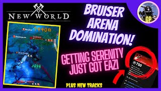 ⚔️Bruiser In the Arena⚔️ PVP Track Revamp is INSANE: New World Aeternum