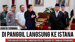 KE KONYOLAN PSSI !! KEPUTUSAN TEGAS PRESIDEN PRABOWO JABATAN ERICK THOHIR AKAN SEGERA USAI