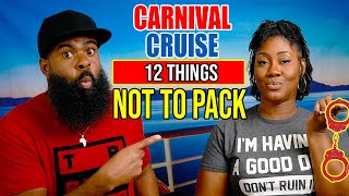 12 Things Not To pack for a Carnival Cruise