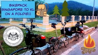 (ENG SUBS) Bikepacking Singapore to Kuala Lumpur Folding Bicycle Touring 2017