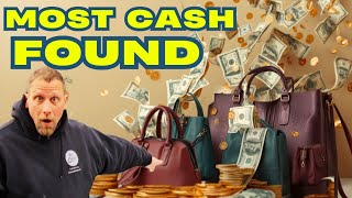 Most CASH I EVER FOUND in HOARDER HOUSE! ~ Purses & bags LOADED w/ MONEY ~ NOT CLICKBAIT!!