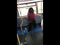 Black BBW relieves herself on London bus!