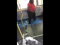 Black BBW relieves herself on London bus!