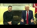 watch meeting with president donald trump volodymyr zelenskyy turns into shouting match