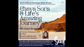 Wiser Women Mrs Chani Shreibhand Chaya Sora and Lifes Amazing Journey