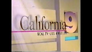 KCAL TV Los Angeles Channel 9 - News Open & Close (1993 & 1994)