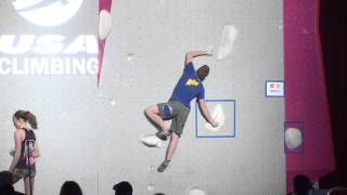 2015 ABS Youth - Male A Finals - Problem 1 (LIVE REPLAY)