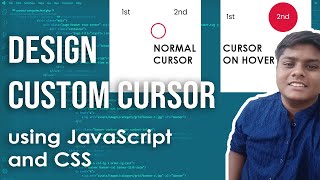 How to design a Custom Animated Cursor using JavaScript and CSS? Complete tutorial | Code Grind