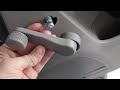 How to Remove Manual Window Crank - VW Golf 6