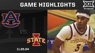 #4 Auburn vs. #5 Iowa State Game Highlights | 2024-25 Big 12 Men's Basketball