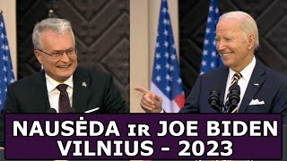 Istorinis Joe Biden Kreipimasis į Lietuvą 2023 | Karalius Reaguoja