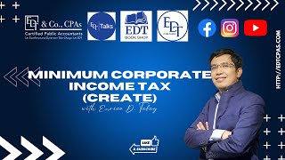 Minimum Corporate Income Tax  MCIT  under CREATE Law