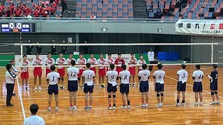 JOC中学バレー2023  静岡vs広島 1set 決勝トーナメント2回戦