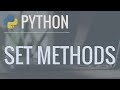 Python Tutorial: Sets - Set Methods and Operations to Solve Common Problems