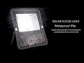 100W 200W 300W outdoor solar flood light IP66