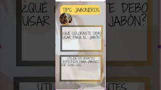 TIPS JABONEROS 4 #creatividad #velas #jabonesparaemprender #aprendeahacer #soap #artehechoamano