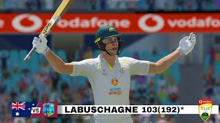 Marnus Labuschagne Century V WestIndies 2022 | Cricket 22 | Real Commentary | BroDow Gaming (BG)