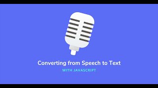 Speech to text in javascript . In my website. (How to convert speech into text using javascript?)