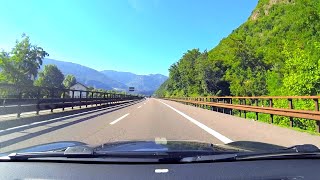 Relaxing Road Trip Time Lapse Europe. Germany to Sicily 2700km 3days in 3h. lofi music.