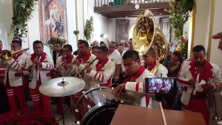 La Malagueña Banda Perla de Michoacan Feria San Nicolas Totolapan 2016